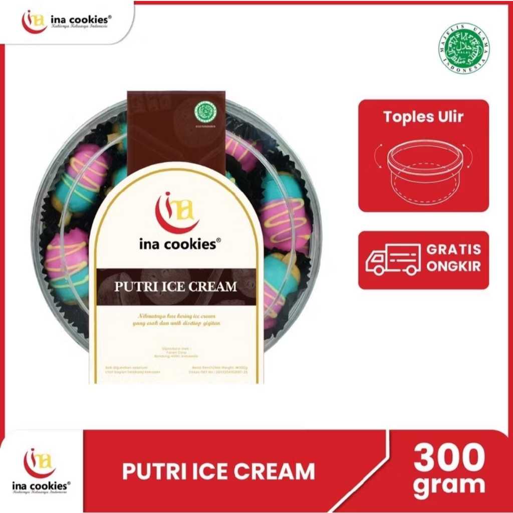 

Ina Cookies Kue Kering Premium Putri Es Krim
