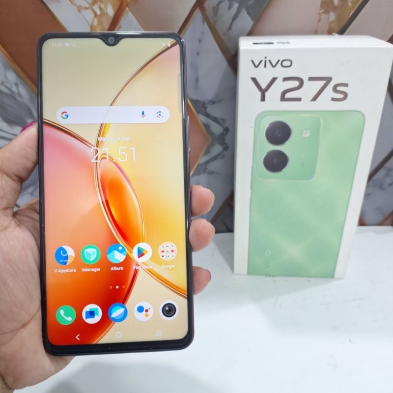 VIVO Y27S RAM 8/128 GARANSI RESMI HANDPHONE SECOND TERMURAH
