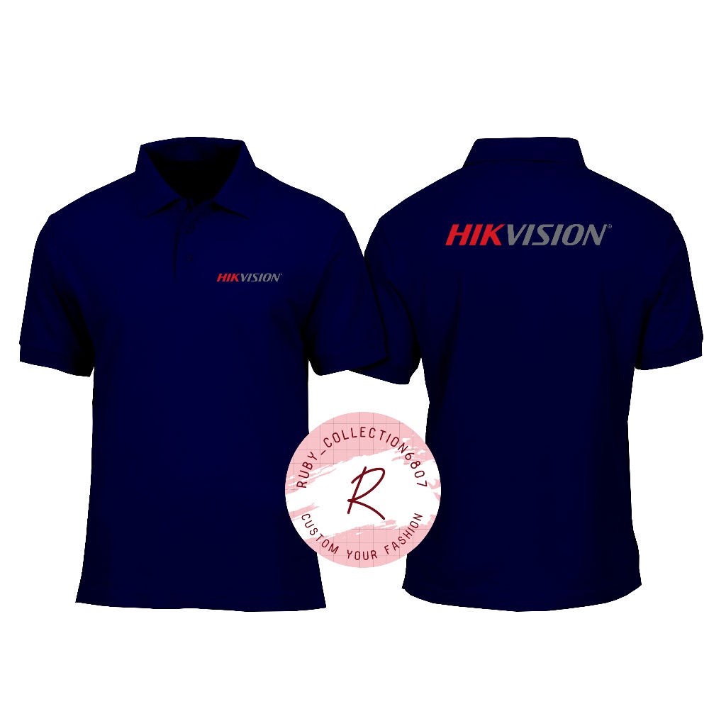 KAOS MODEL POLO KERAH HIK VISION - KAOS POLO HIK VISION - KAOS POLO SABLON DTF READY