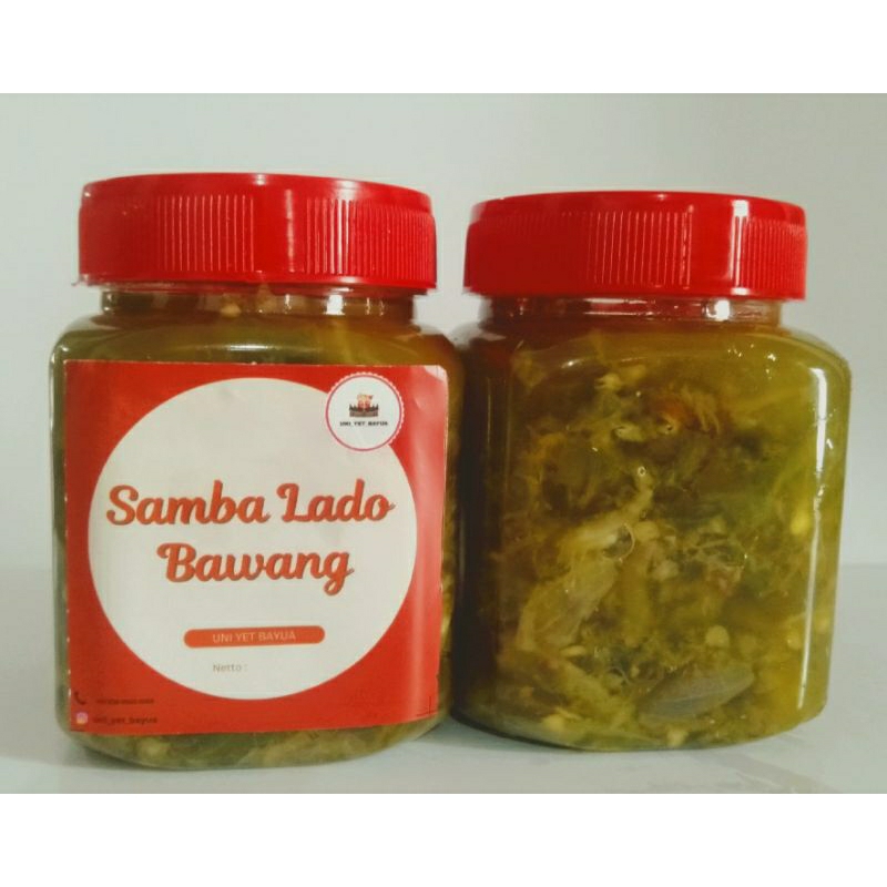 

sambalado bawang 200gr mix teri khas Padang
