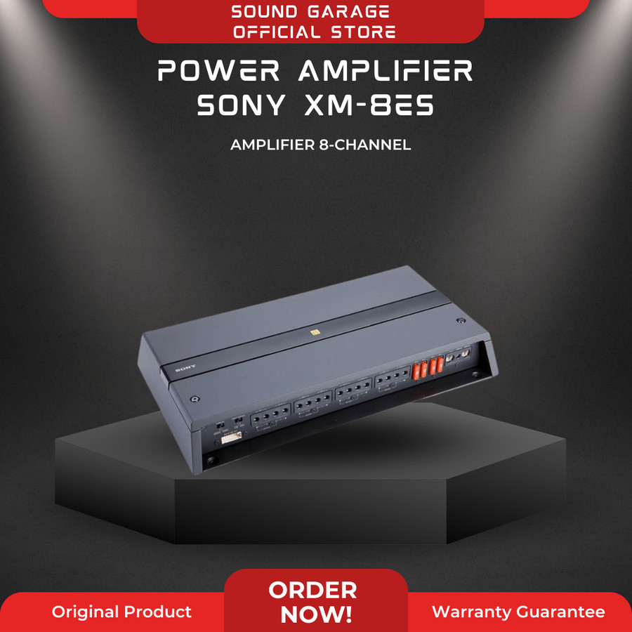 POWER AMPLIFIER 8-CHANNEL SONY XM-8ES