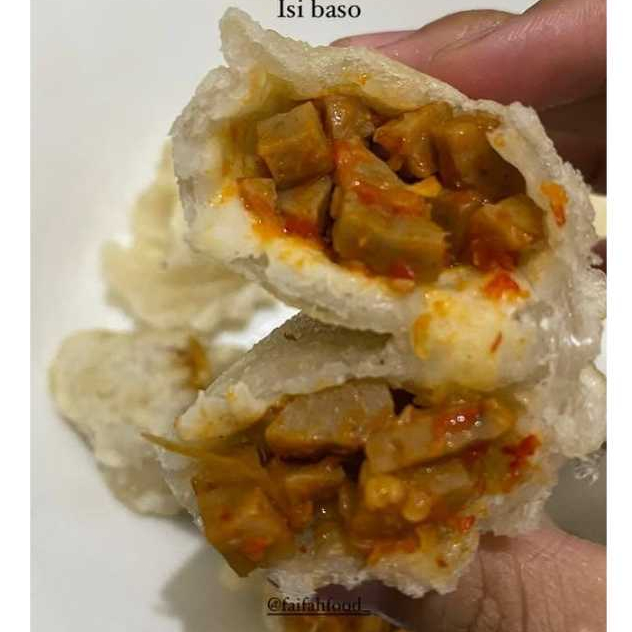

CIRENG ISI BAKSO PEDAS/CEMILAN SIAP SAJI/CEMILAN PEDES MERCON/CIRENG ISI 5 pcs