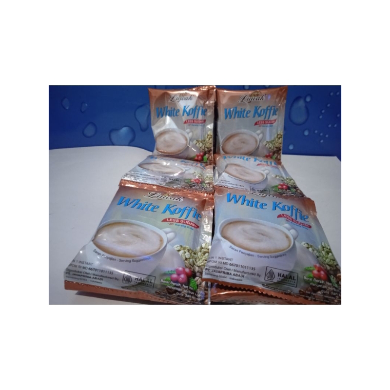 

Luwak white coffee less sugar