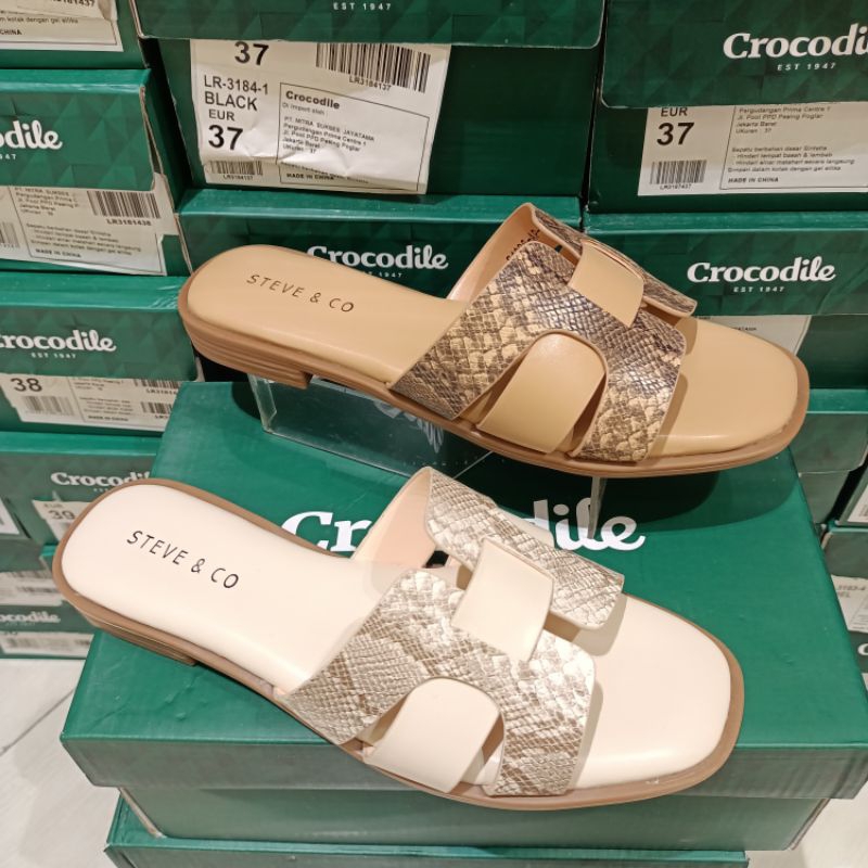 sandal flat wanita STEVE&CO original