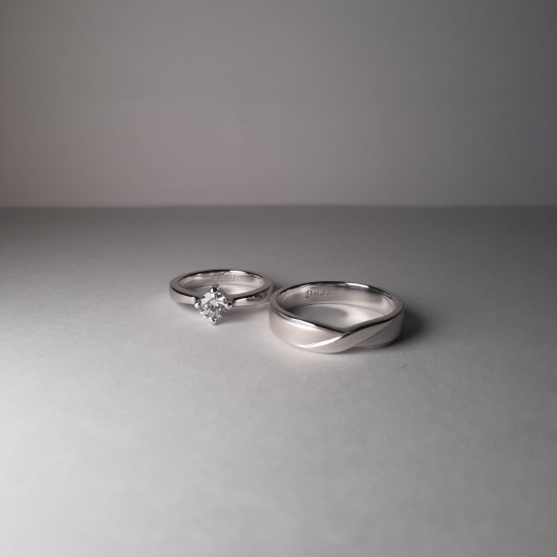 CINCIN NIKAH ELEGAN CINCIN TUNANGAN SILVER925