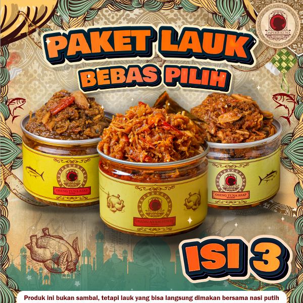 

Paket Lauk - Isi 3 Bebas Pilih DAPOER KUNO
