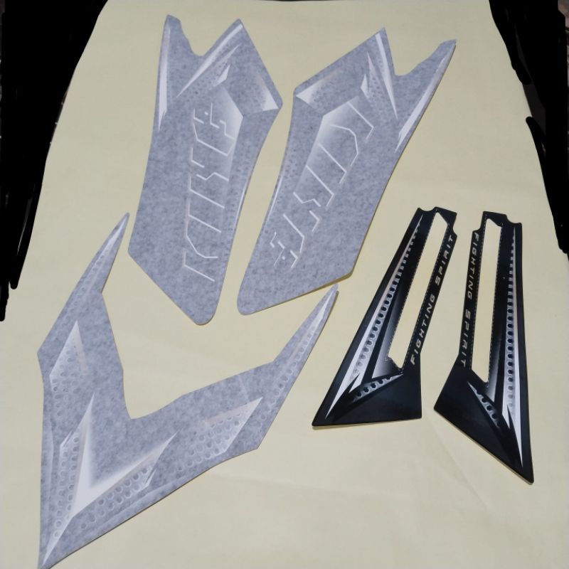STRIPING RX KING 2008 HITAM ORIGINAL