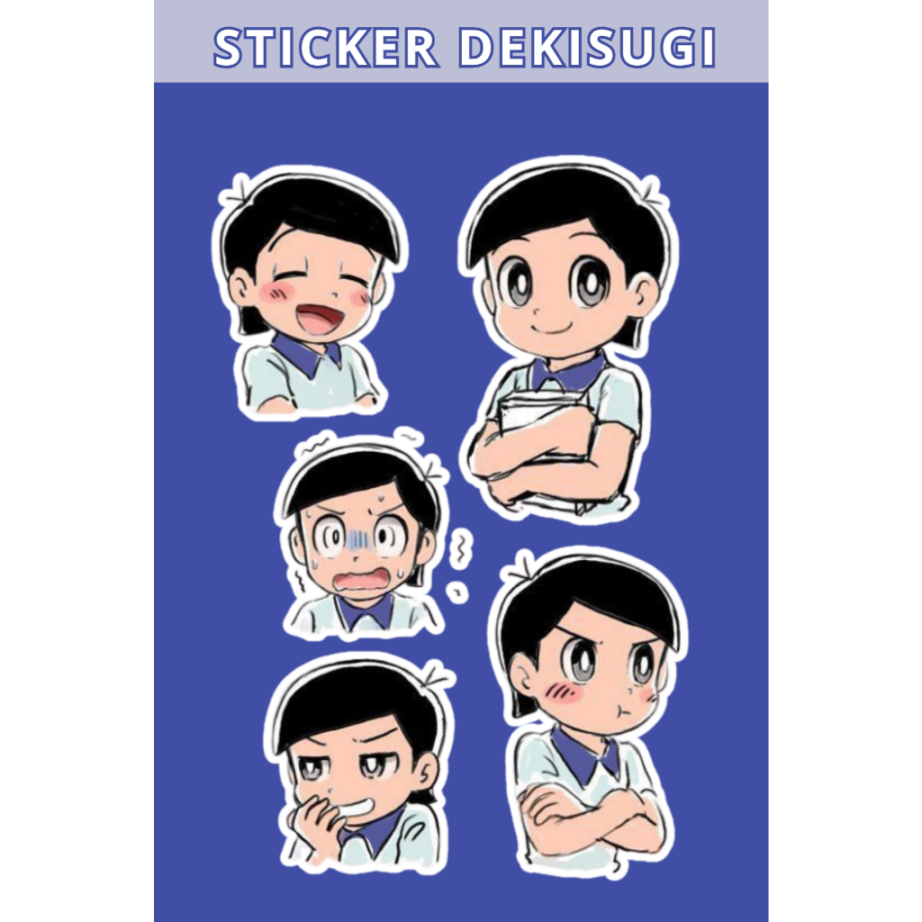 

Sticker Dekisugi Custom Non Cutting 10x15cm - Sticker Aesthetic Keren untuk HP, Laptop, Helm, Motor & Barang Kesayangan - Sticker Berkualitas dan Mudah Dipasang