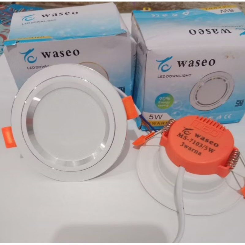 lampu downlight plafon rumah 3 warna