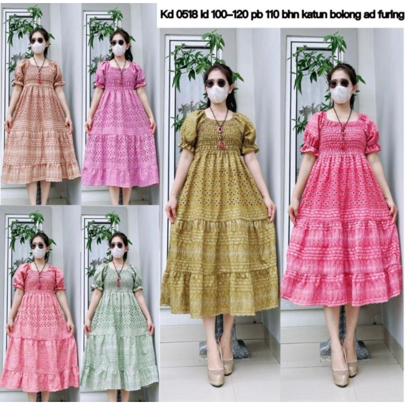 Dress Katun Bolong Premium
