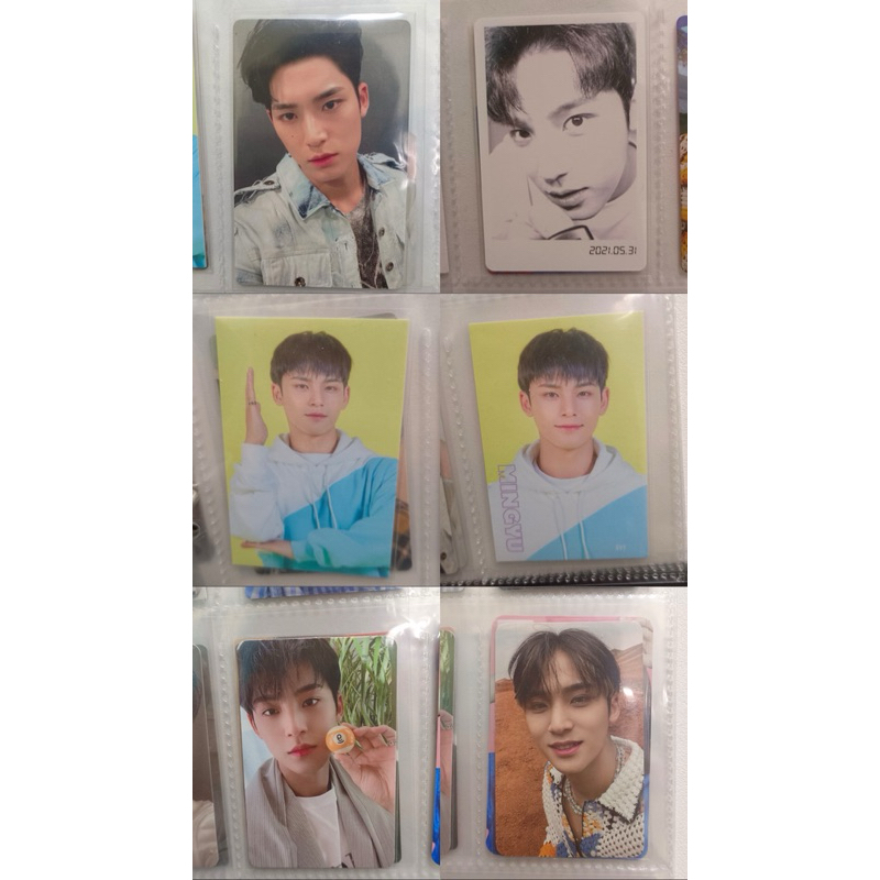 photocard official mingyu attaca face the sun dcon