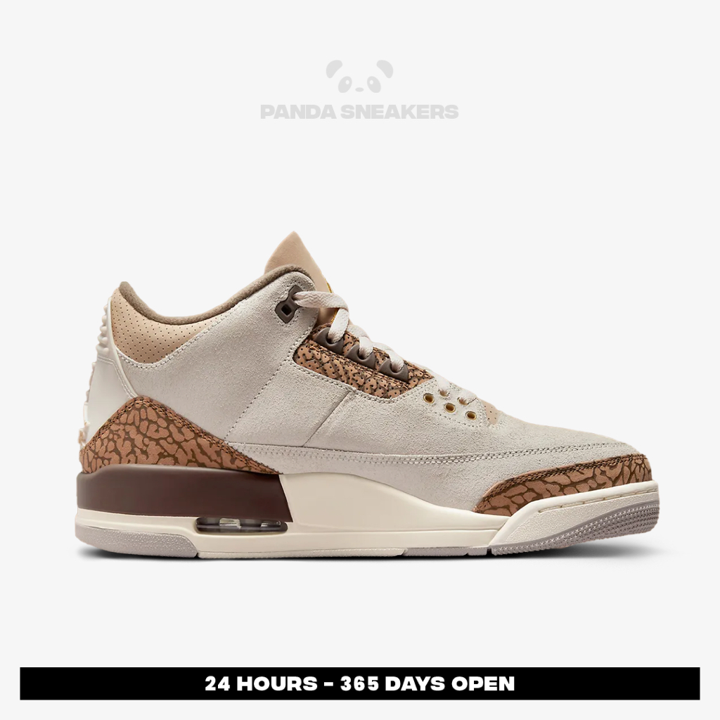 Nike Air Jordan 3 Retro Palomino Orewood Brown Cream Black Authentic