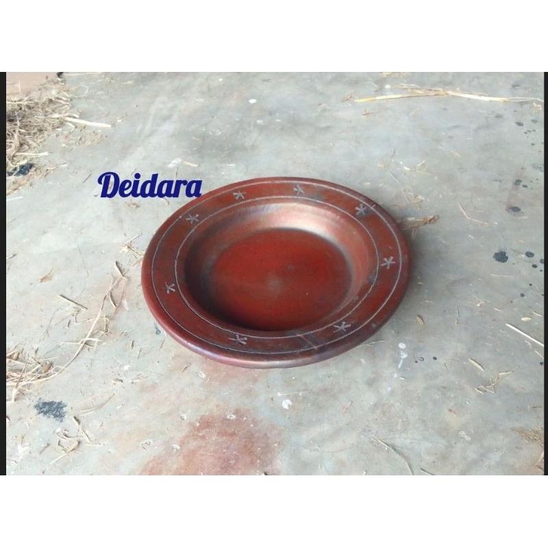 Piring Saji Tanah Liat Gerabah