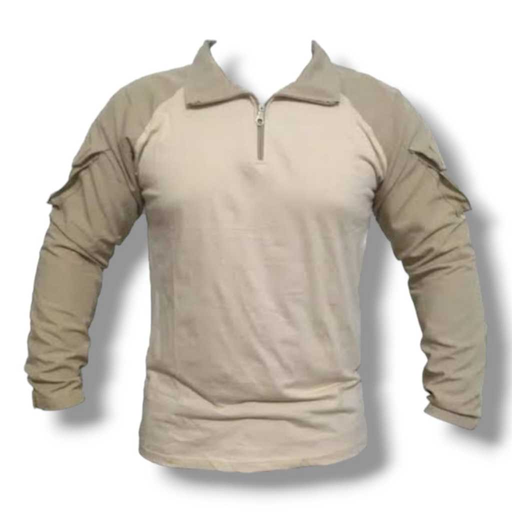 kaos lapangan BDU lengan panjang - Kaos TACTICAL BDU - KAOS lengan panjang pria - SAKU lengan kiri k