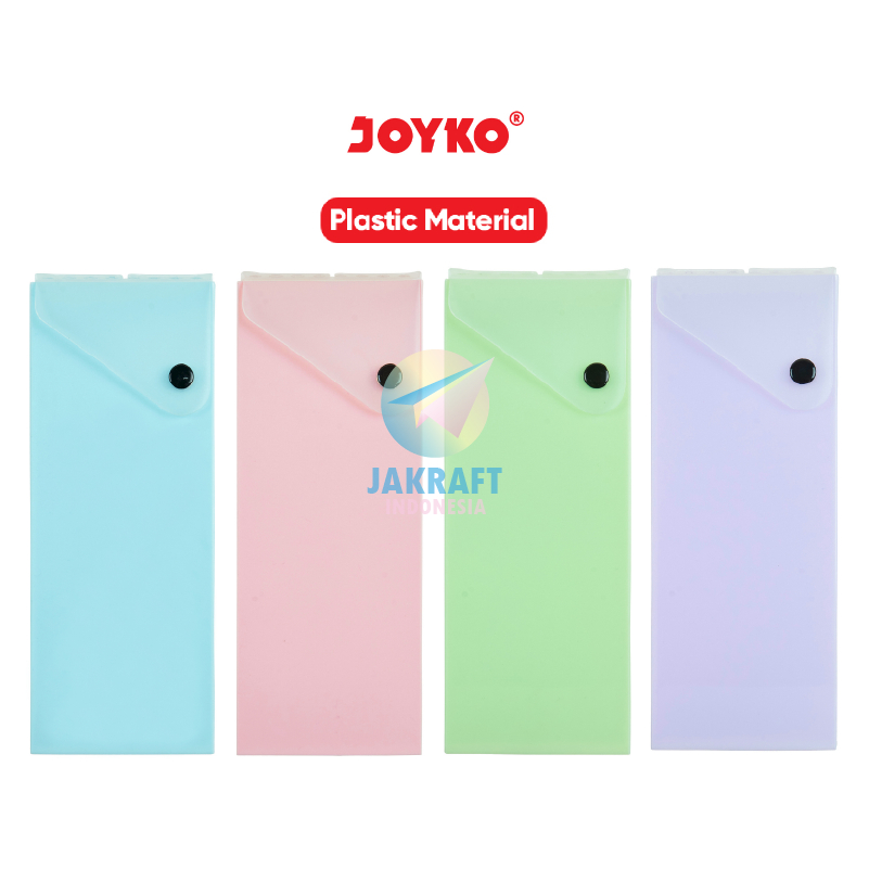 

(1 Pcs) Kotak Tempat Pensil JOYKO PC-0719PSTL-35 Warna Pastel Color Slide Pen Pencil Case Box Dusgrip Tarik