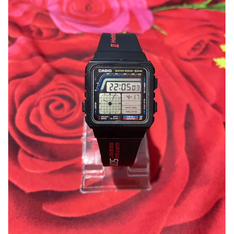 CASIO AE-22W TWINGRAPH VINTAGE RARE