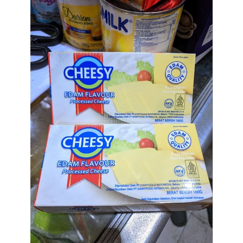 

Keju Cheesy Edam 160 Gr