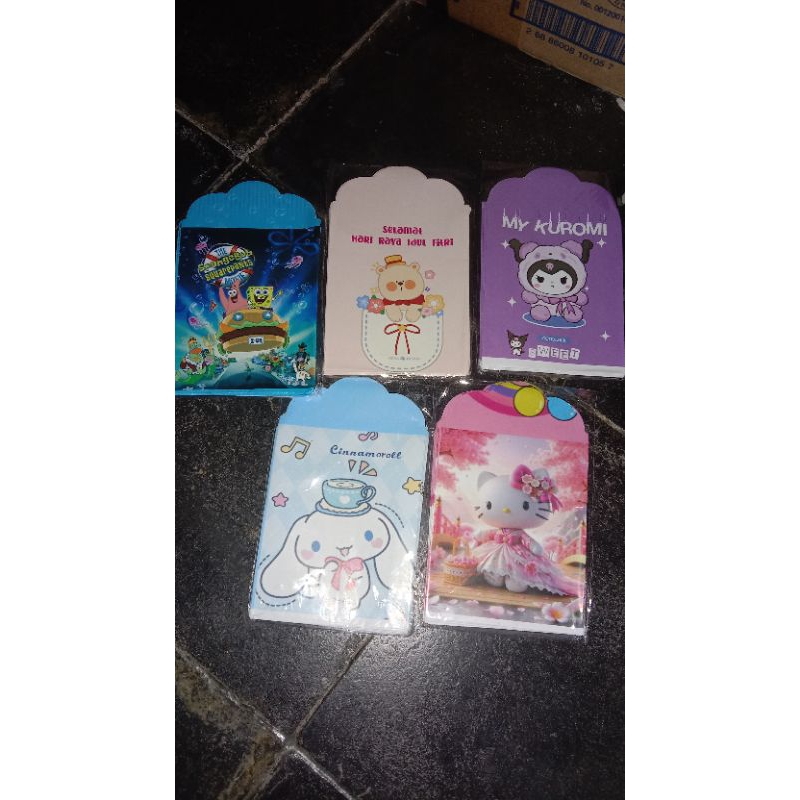 

amplop lebaran 5rb dapat 3pak, 1pak isi 10pcs ukuran medium
