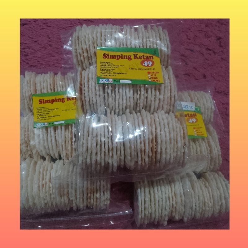 

Cahayadstore Simping Ketan Bakar Panggang Combo Hemat Isi 3 Bks Asin Simping Bakar Kombo Simping