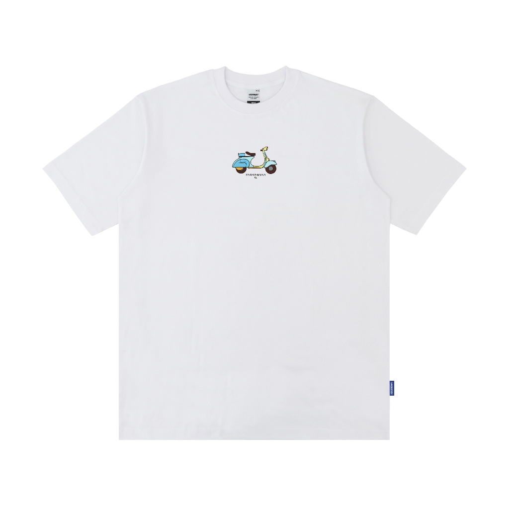 Yesterday – Baju Kaos Distro Pria Original T-Shirt Pria Cowok Keren Putih Vespa