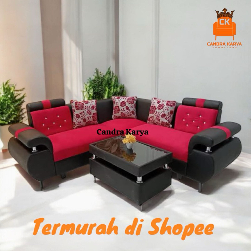 Sofa Ruang Tamu Sudut L Minimalis
