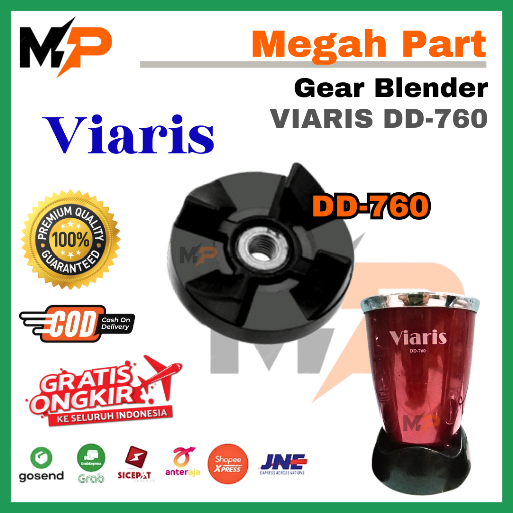 Karet Gear Blender VIARIS DD-760 - Gear Pemutar Blender VIARIS DD760 - Kopling Blender VIARIS DD 760