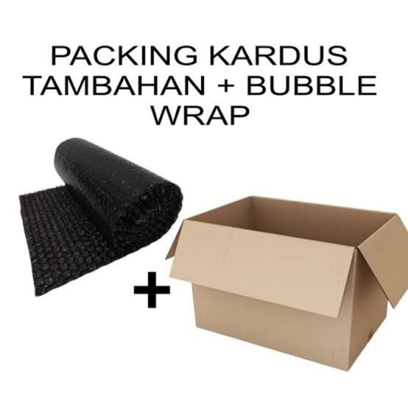 

Packing bubble wrap tambahan