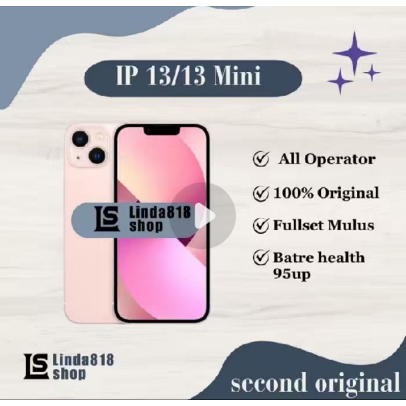 iphone 13 mini second bekas ORIGINAL