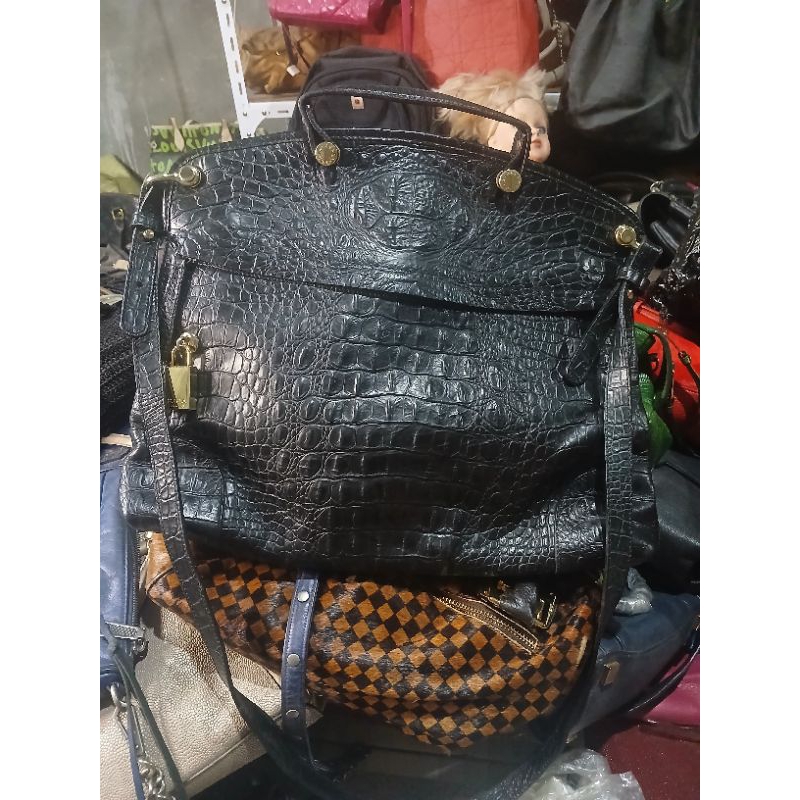 FurLa Croro Piper Large Black Bag (Authen/Ori)