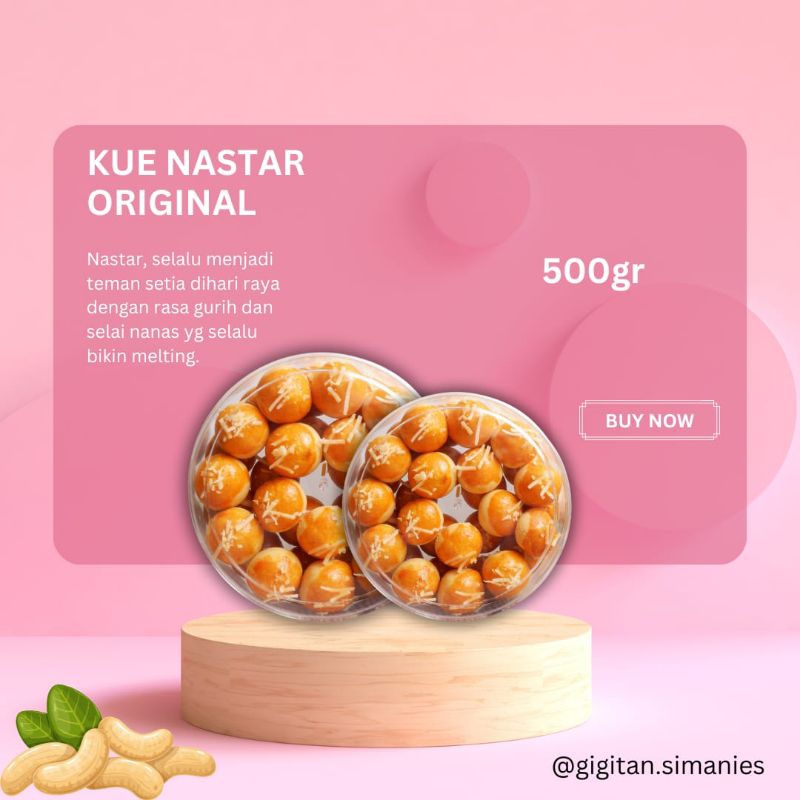 

COOKIES NASTAR ORI/COKLAT/KASTANGEL/PUTRI SALJU