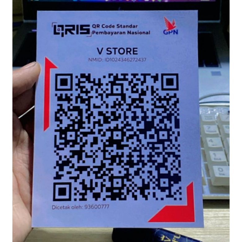 

Cetak QRIS, QR Code, Barcode, Sticker, Foro, Cutting, Premium, Tahan Air , Termurah