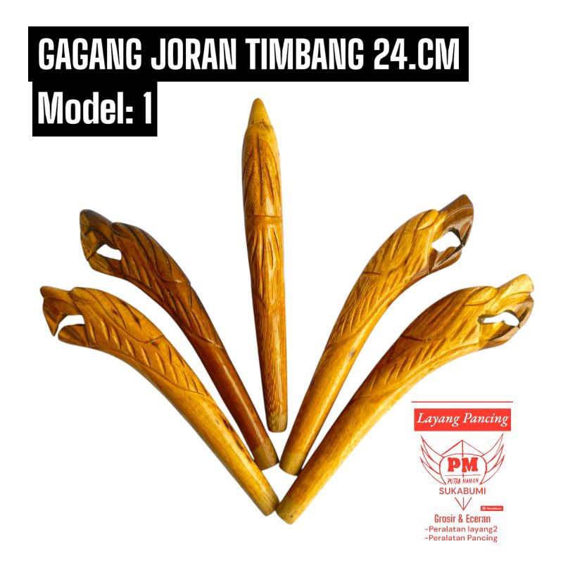 GAGANG JORAN PANCING PAHUL TIMBANG UKIR 24/25.CM