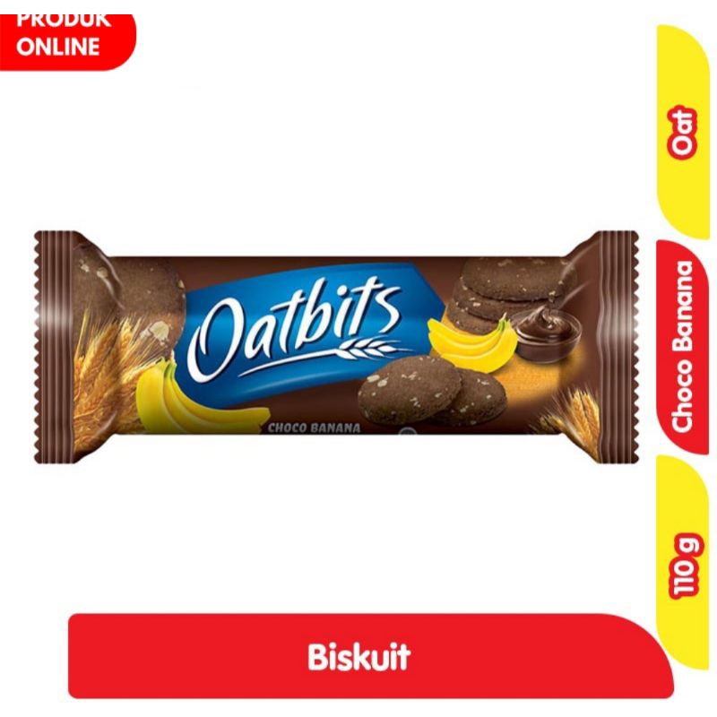 

Oatbits Biskuit Oat Cokelat Pisang 110