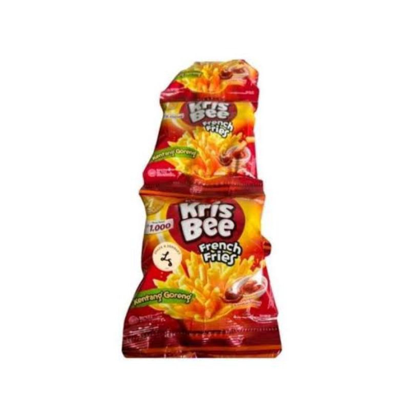 

SNACK CAMILAN KRIS BEE FRENCH FRIES | JAGUNG BAKAR MENTEGA NETTO 10 PCS X 15 GR
