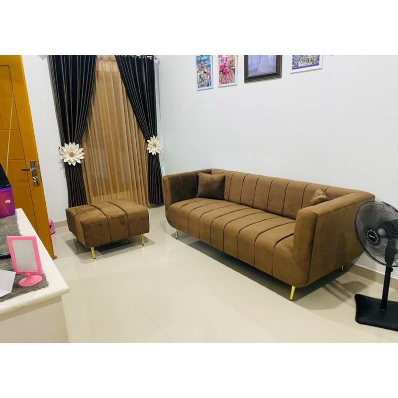 sofa L minimalis pekanbaru liris request warna