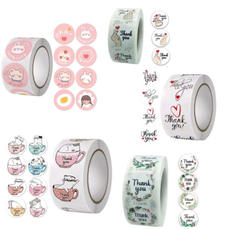 

Stiker tempel thankyou 1roll