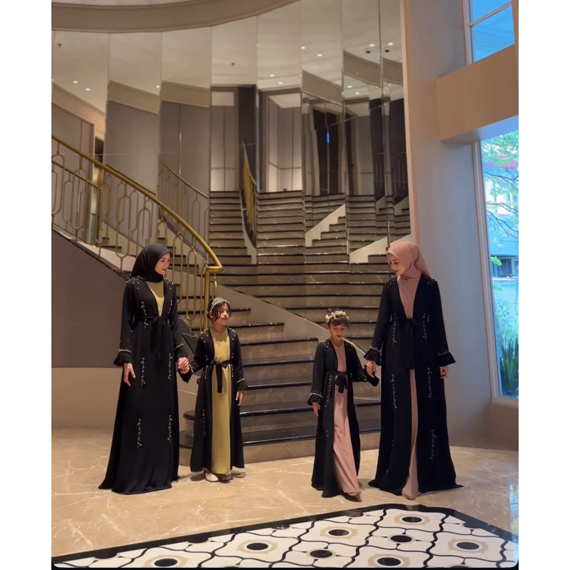 Abaya Helwa Couple New By LNW Fashion Original