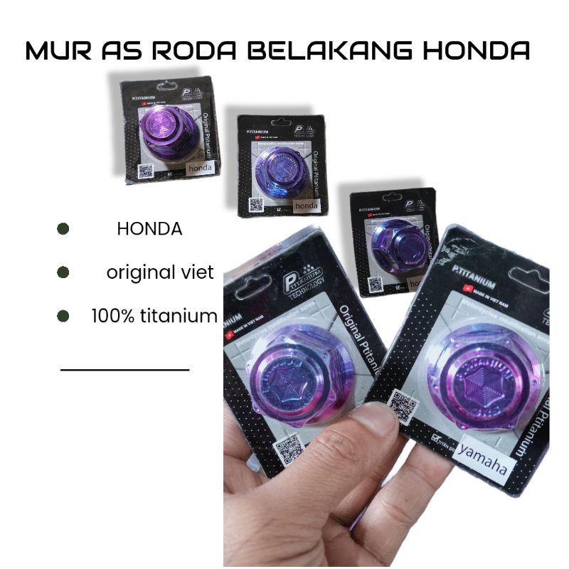 MUR TOPI AS RODA BELAKANG TITANIUM