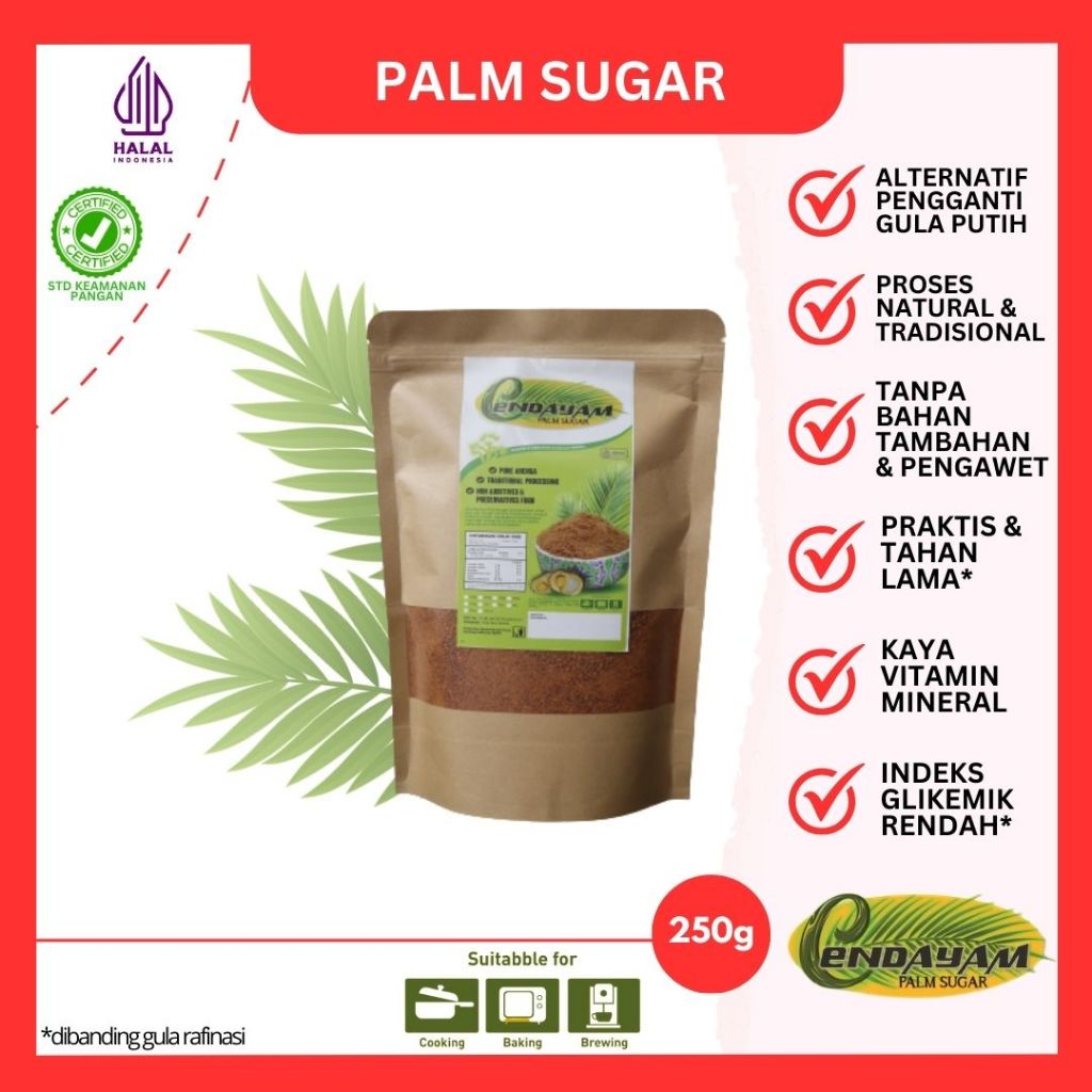 

GULA SEMUT AREN CENDAYAM 250GR