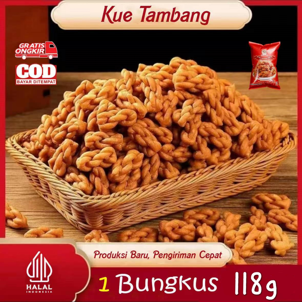 

【HALAL】COD 1 kantong 118g Kue Tambang, COCO Snack Camilan kantor rumah, empat varian rasa, camilan Ramadhan, camilan halal, cocok untuk kumpul-kumpul teman santai dan kumpul keluarga, mudah disimpan, baru dan fresh Food Snack
