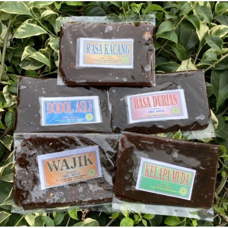 

Cemilan Tradisional Dodol Asli Kandangan berat (-+50gr) Produksi Ibu Mita