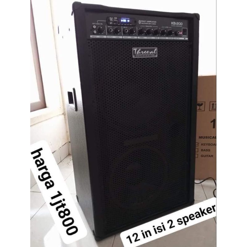 sound karaoke 1 box isi 2 speaker 12 in