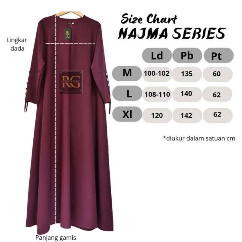 NAJMA SERIES GAMIS ONLY By RIZQUNA GAMIS