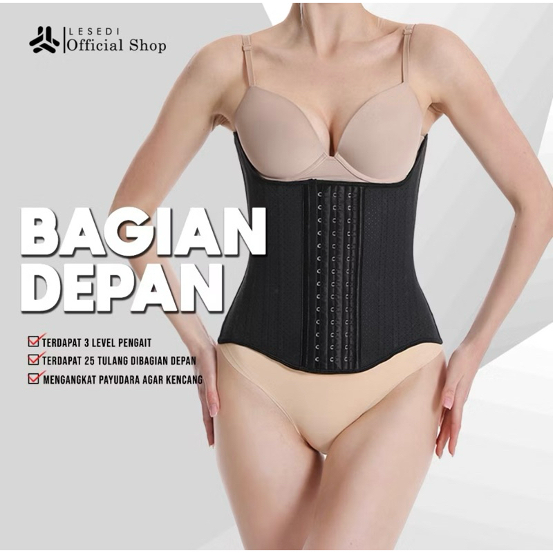 Lesedi korset size S, free extender, preloved karena salah size, blm pernah dipakai