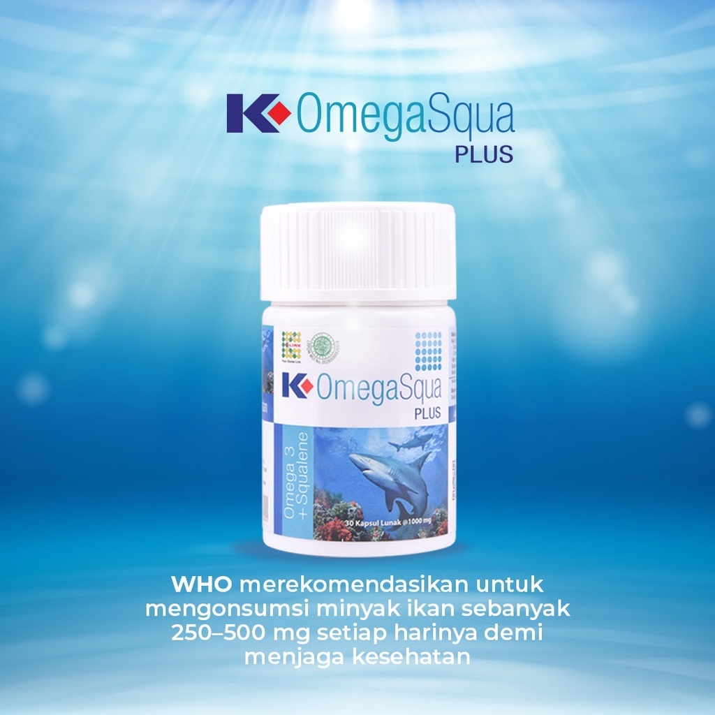 MINYAK IKAN K-LINK OMEGASQUA PLUS ORIGINAL