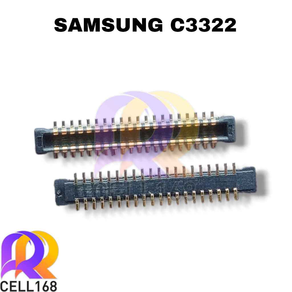 KONEKTOR LCD SAMSUNG C3322 SOKET CONNECTOR LCD FPC DIMESIN