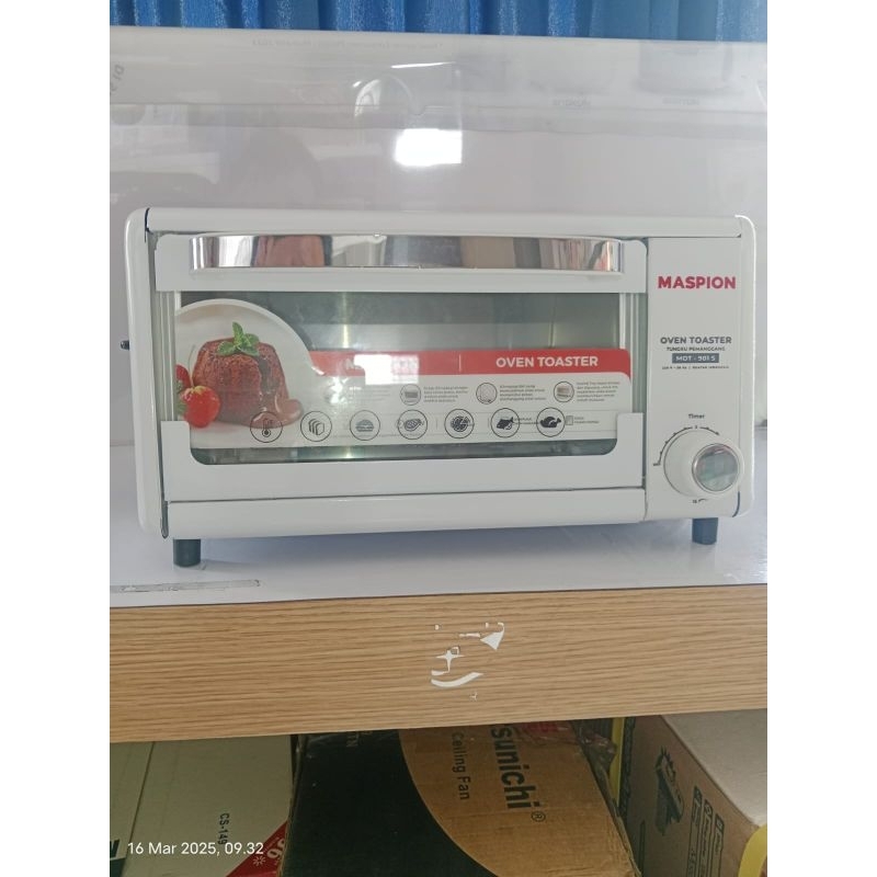 Oven listrik MASPION MOT-901 S / Oven Maspion MOT 901 S (9 Liter)