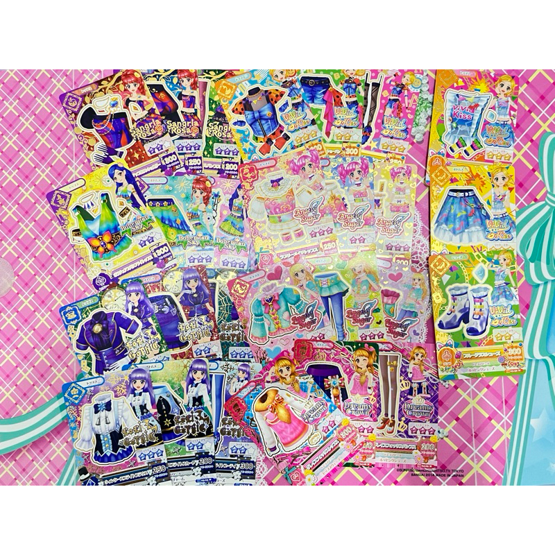 Kartu Aikatsu Jepang Fairy Tale Coord Angely Sugar Dreamy Crown Loli Gothic Vivid Kiss Sangria Rosa 