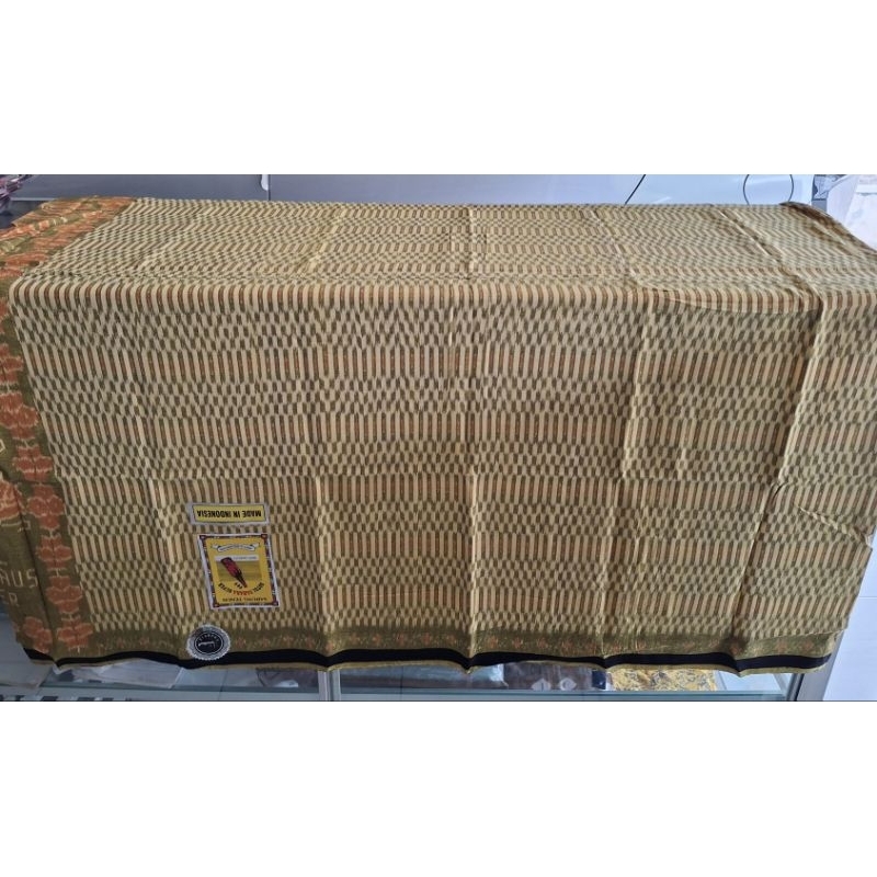 Sarung Goyor Botol Suheb Super Cap Sahara Warna Kuning Tenun ATBM Bali Super Warna Nusantara Habaib 