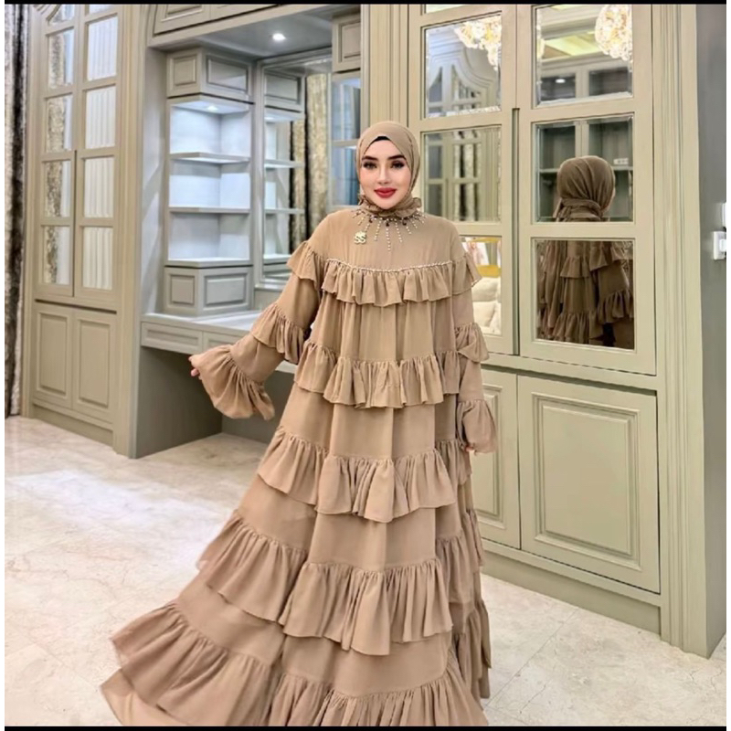 Gamis umpak setelan hijab ss